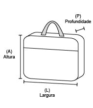 ></p> <p>Medidas aproximadas (A x L x P): 37cm x 49cm x 18cm</p> <p>Bolsa Everyday:</p> <ul> <li>Bolsa em material resistente e detalhes 