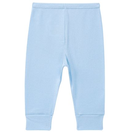 Mijão canelado para bebe Azul - Dedeka Mijão canelado para bebe Azul - Dedeka