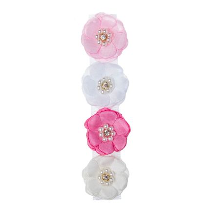 Kit: 4 Flores adesivas Rosa/Branco/Pink/Marfim - Roana Kit: 4 Flores adesivas Rosa/Branco/Pink/Marfim - Roana