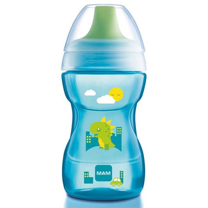 Copo de treinamento Learn to Drink (270ml) Boys (8m+) Dino - MAM Copo de treinamento Learn to Drink (270ml) Boys (8m+) Dino - MAM