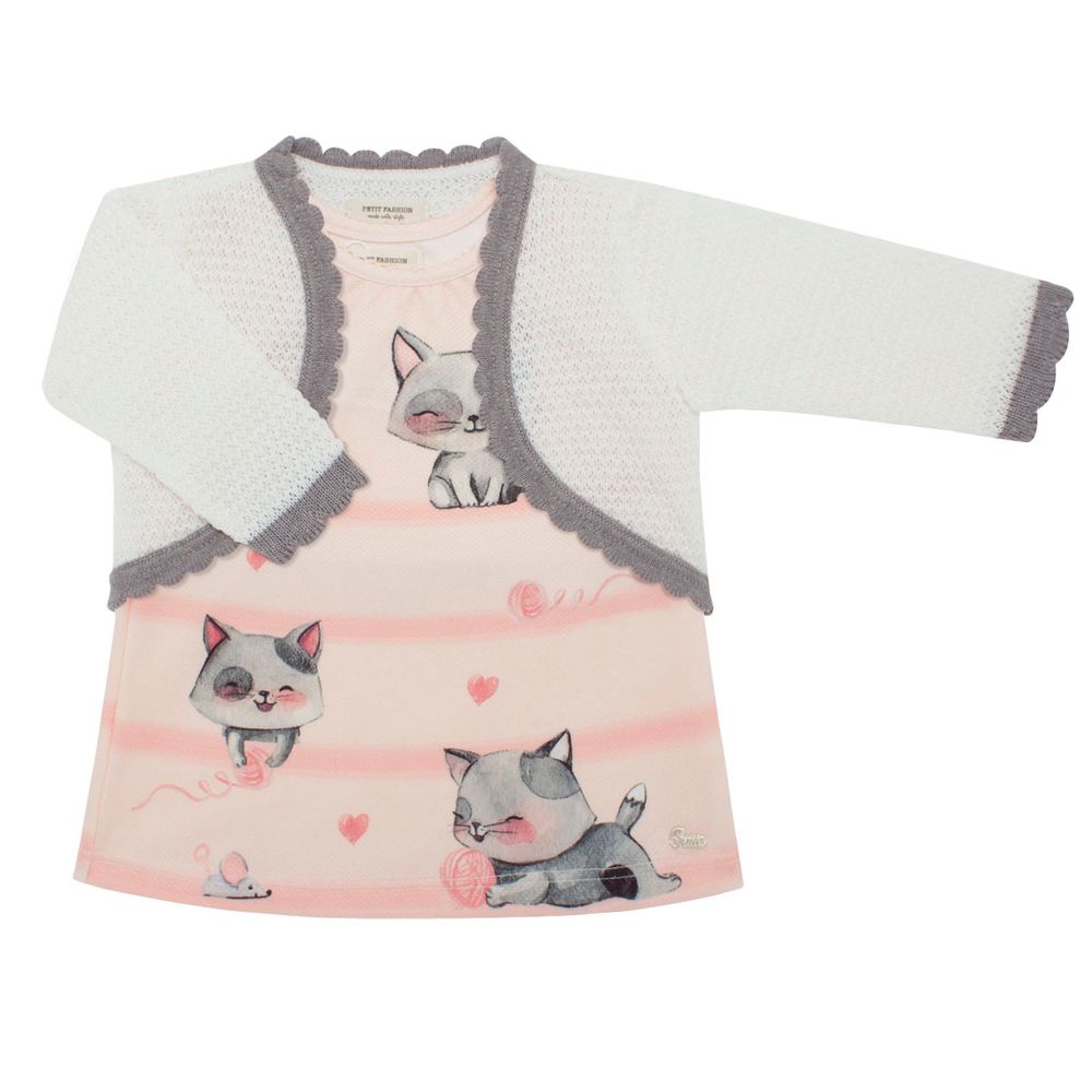 18044561_A-moda-bebe-menina-vestido-calcinha-casaquinho-tricot-meow-meow-Petit-no-Bebefacil-loja-de-roupas-e-enxoval-para-bebes
