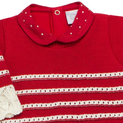Jogo Maternidade em tricot Vermelho: Macacão longo + Manta - Up Baby -  bebefacilMobile