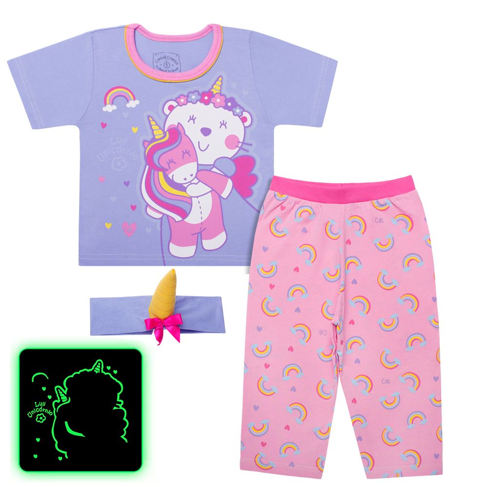 C3605_A-moda-bebe-kids-menina-pijama-curto-camiseta-calca-malha-luli-unicornio-cara-de-crianca-no-bebefacil-loja-de-roupas-enxoval-e-acessorios-para-bebes