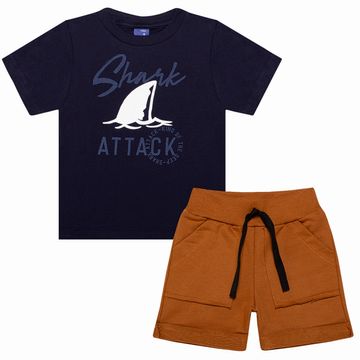 TMX5327-MC-A-moda-bebe-menino-conjunto-camiseta-bermuda-em-malha-moletinho-shark-TMX-no-bebefacil-loja-de-roupas-para-bebes