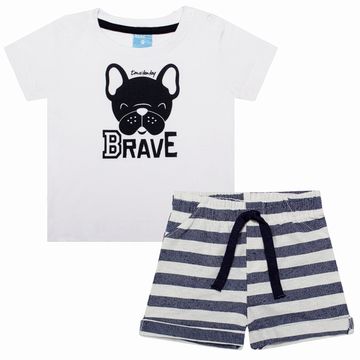 TMX4082-A-moda-bebe-menino-conjunto-camiseta-short-em-malha-bulldog-TMX-no-bebefacil-loja-de-roupas-para-bebes