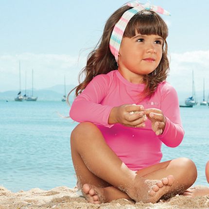 Roupa praia hot sale bebe uv