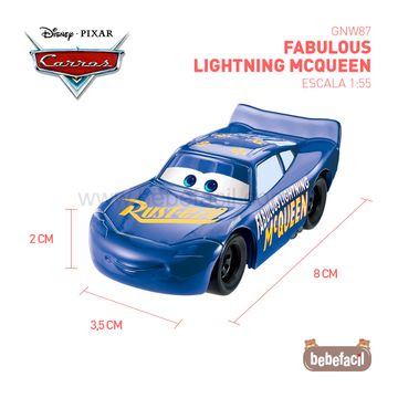 Carrinho Relâmpago McQueen Azul - Carros - Disney Pixar - Mattel - Alves  Baby