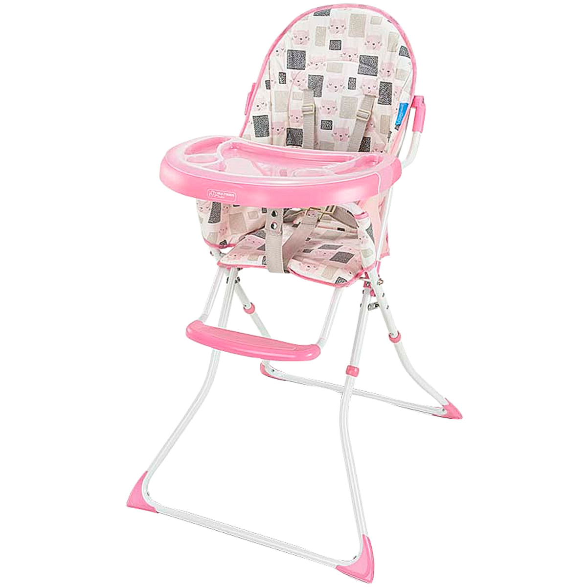 Cadeira Alta de Alimentação Slim Gatinho Rosa (6m+) - Multikids Baby -  bebefacilMobile