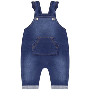 Jardineira C Body Longo Para Bebe Em Jeans Confort Denim Stripes Tmx No Bebefacil Loja De Roupas Para Bebes Bebefacilmobile