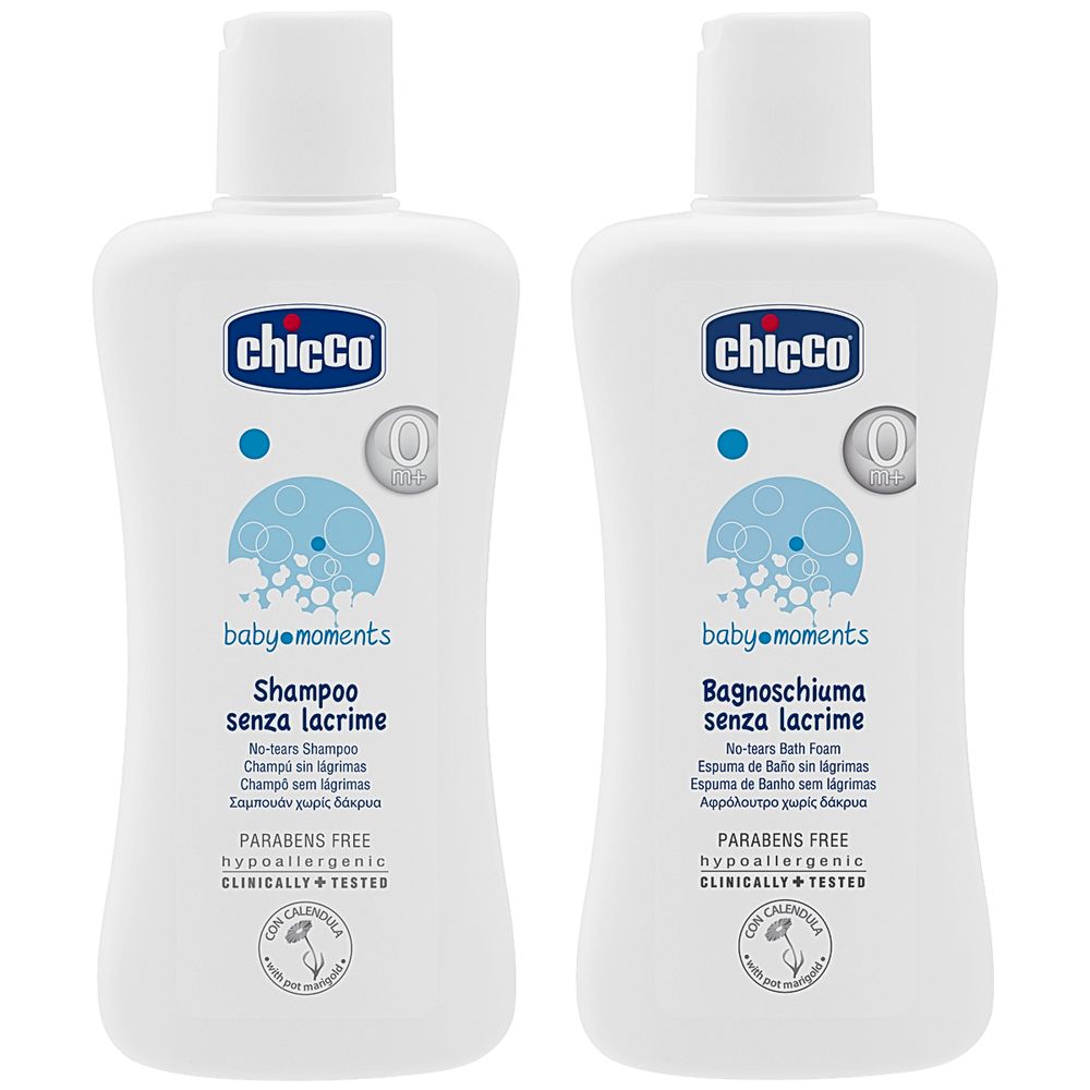 CH9032-CH9038-A-Kit-de-Banho-Shampoo-Sabonete-Liquido-Sem-Lagrimas-Baby-Moments-200ml-0m---Chicco