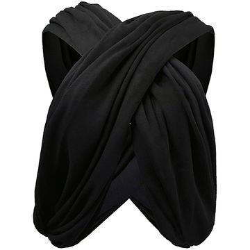 Sling Wrap para bebê em suedine Preto Pati Nicki - Up Baby