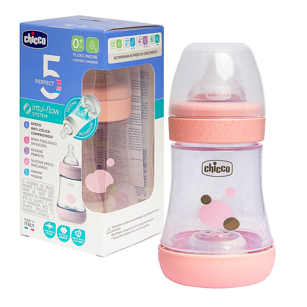 CH1030-A-Mamadeira-Perfect-5-150ml-Fluxo-Inicial-Rosa-0m----Chicco