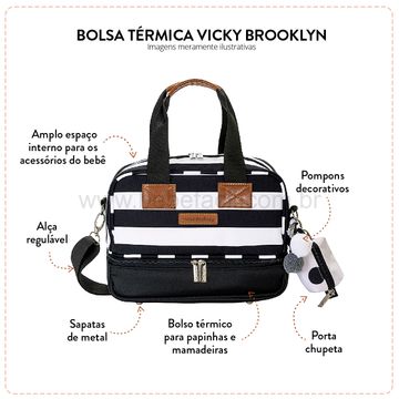 MB12BRO205.21-D-Bolsa-Termica-para-bebe-Vicky-Brooklyn-Black-and-White---Masterbag