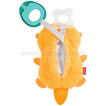 Clip Porta-chupeta Animais Sensoriais Lontra (0m+) - Fisher Price -  bebefacilMobile
