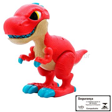 Brinquedo Infantil Dinossauro T-Rex com Som Jurassic Fun Junior (3