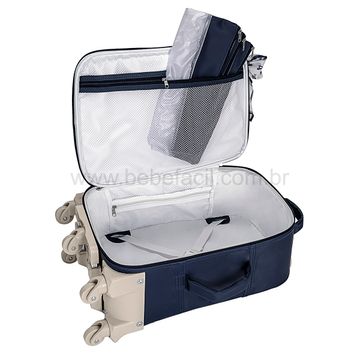 Mala Maternidade com rodinhas + Bolsa Everyday + Mochila Lu + Bolsa Térmica  Organizadora Ursos - Masterbag - bebefacilMobile