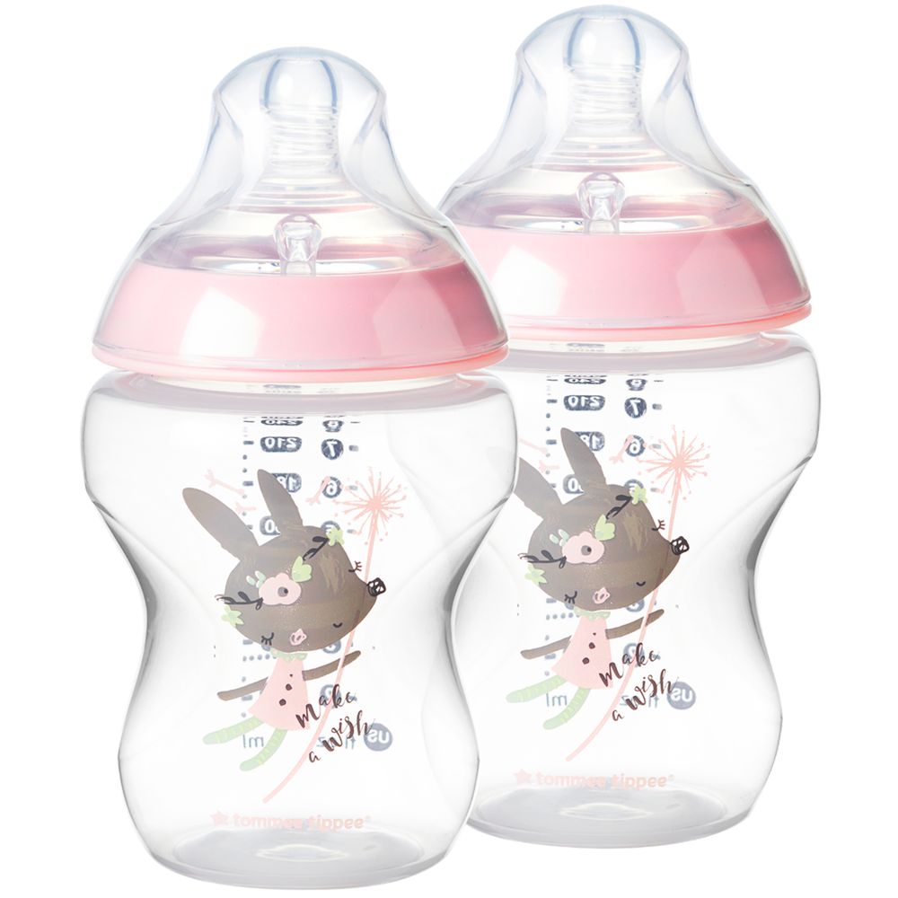 522824-A-Kit-2-Mamadeiras-Closer-To-Nature-260ml-Rosa-0m---Tommee-Tippee