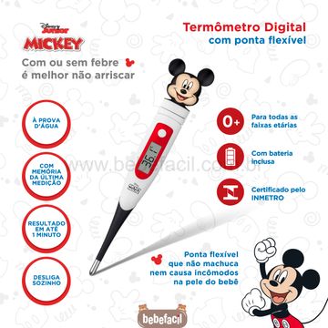 HC078-F-Termometro-Digital-com-Ponta-Flexivel-Mickey-Disney-0m---Multikids-Baby
