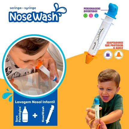 Seringa Lavagem Nasal aspirador nasal bebê NoseWash