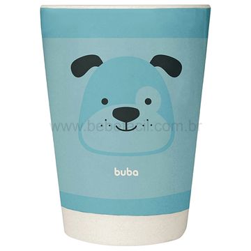 BUBA16226-G-Kit-Refeicao-em-Bambu-Cachorrinho-Azul-6m---Buba
