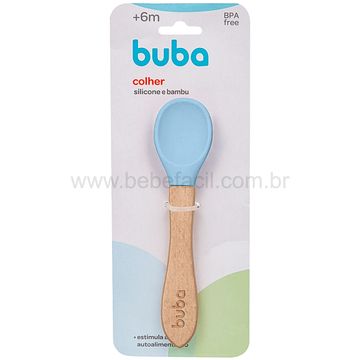 BUBA15822-C-Colher-de-Treinamento-de-Bambu-e-Silicone-Azul-6m---Buba