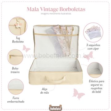 MB11BOR402-F-Mala-Maternidade-Vintage-Borboletas---Masterbag
