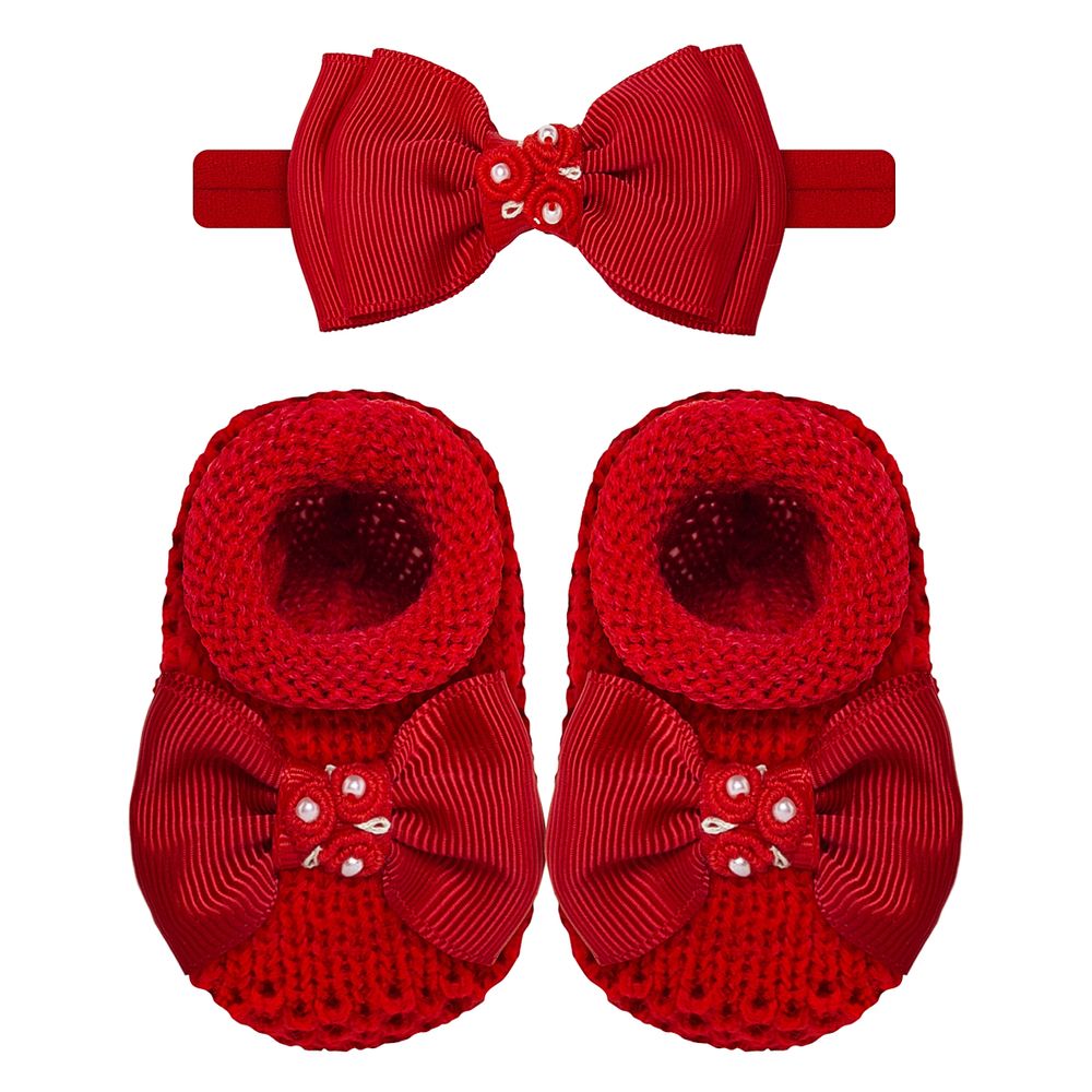 01431502007-A-bebe-menina-sapatinho-em-tricot-com-faixa-de-cabelo-recem-nascido-laco-e-flores-vermelho-roana-no-bebefacil