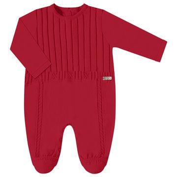 Jogo Maternidade em tricot Vermelho: Macacão longo + Manta - Up Baby -  bebefacilMobile