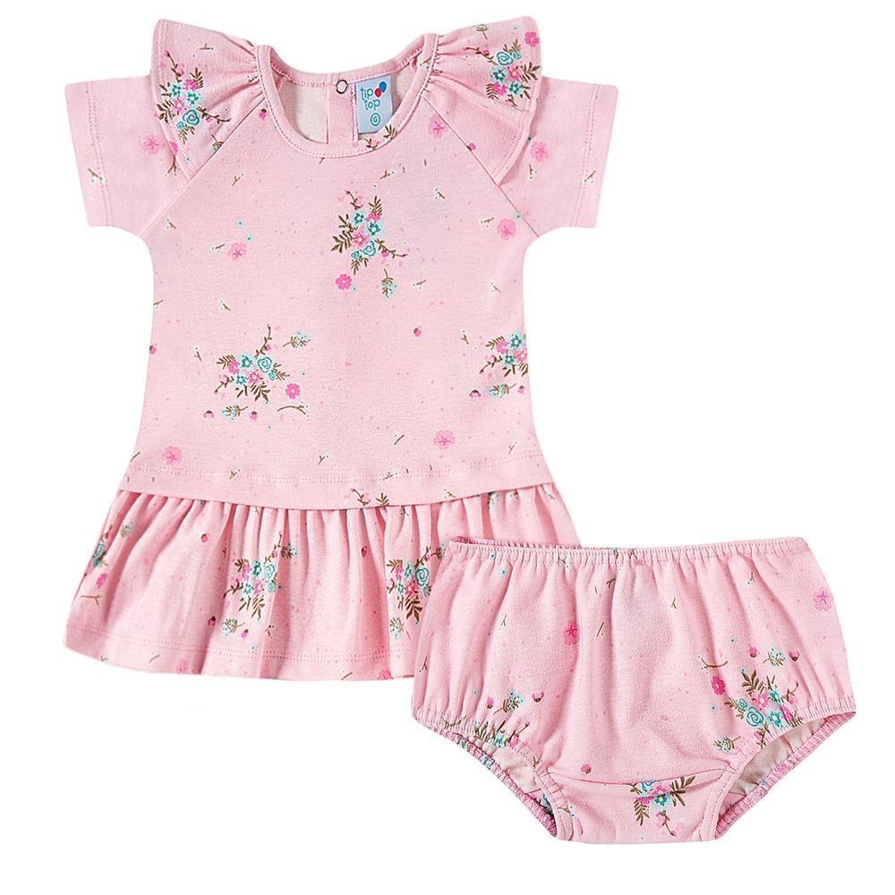 1320945-A-moda-bebe-menina-vestido-com-calcinha-em-suedine-floral-rosa-tip-top-no-bebefacil