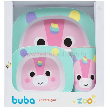 BUBA16307-I-Kit-Refeicao-para-bebe-Bubazoo-Unicornio-6m---Buba