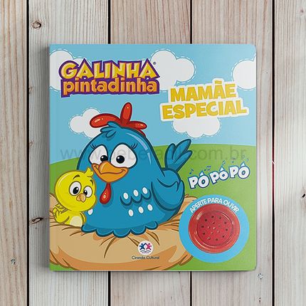 Livro Sonoro Galinha Pintadinha - Mamãe especial - Ciranda Cultural