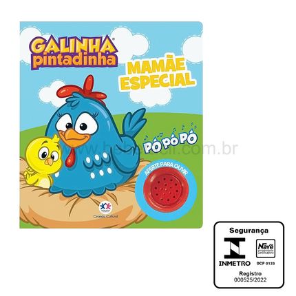 Livro Sonoro Galinha Pintadinha - Mamãe especial - Ciranda Cultural