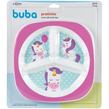 BUBA10703-D-Prato-com-Divisorias-para-bebe-Animal-Fun-Unicornio-6m---Buba