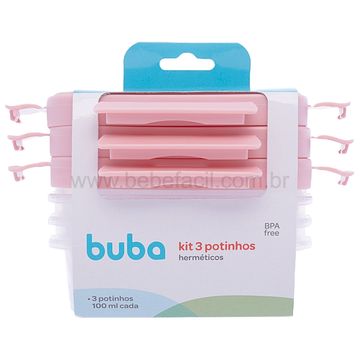 BUBA18059-F-Kit-3-Potinhos-Hermeticos-Rosa-100ml---Buba