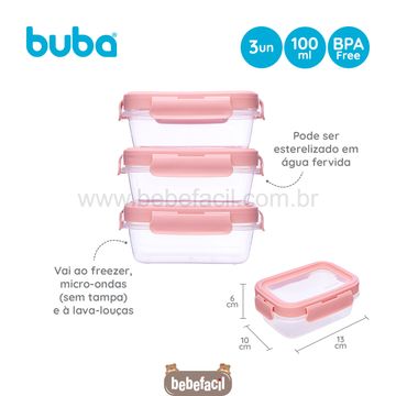 BUBA18059-G-Kit-3-Potinhos-Hermeticos-Rosa-100ml---Buba